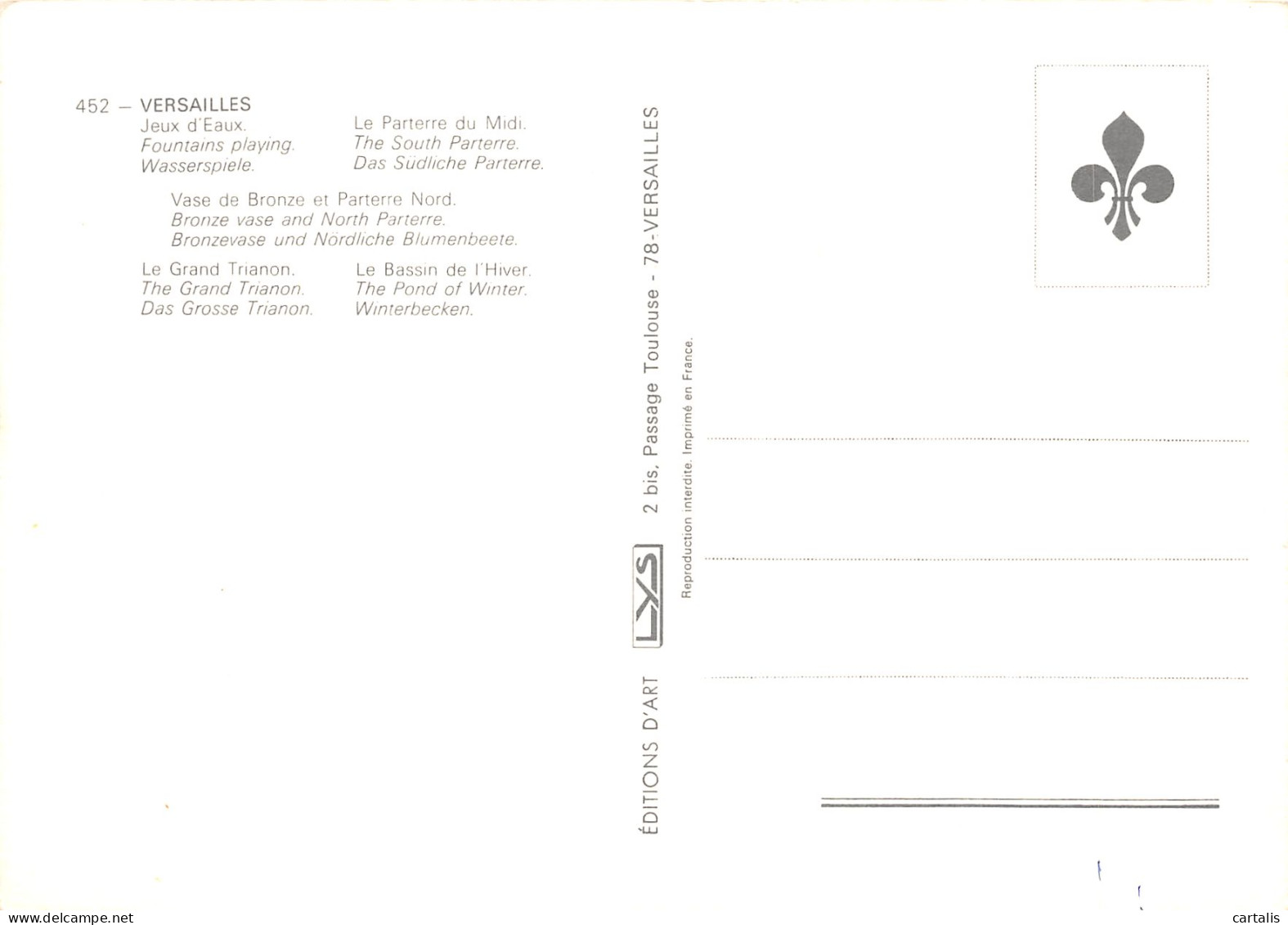 78-VERSAILLES-N°4184-D/0259 - Versailles