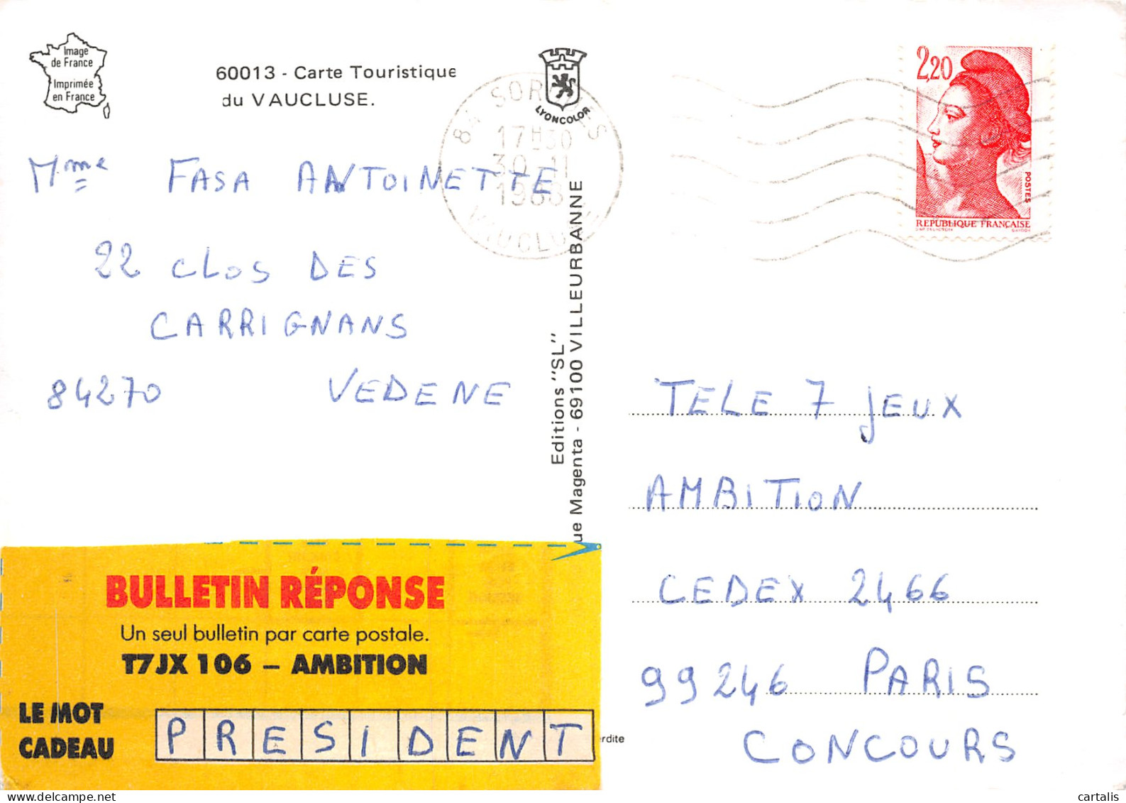 84-LE VAUCLUSE-N°4184-D/0183 - Other & Unclassified
