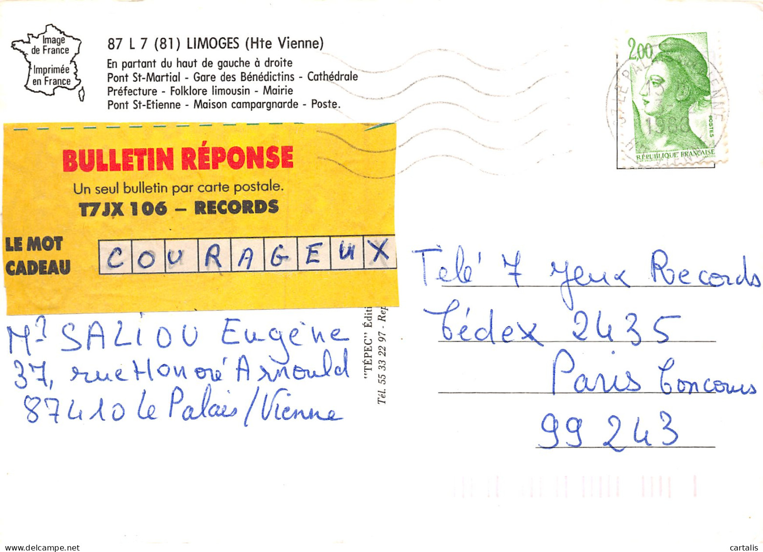 87-LIMOGES-N°4184-D/0053 - Limoges