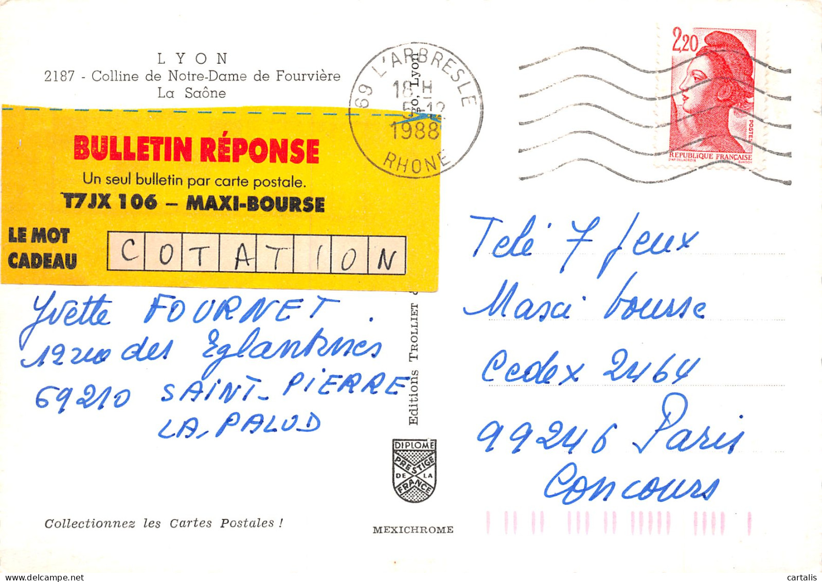 69-LYON-N°4184-D/0043 - Other & Unclassified