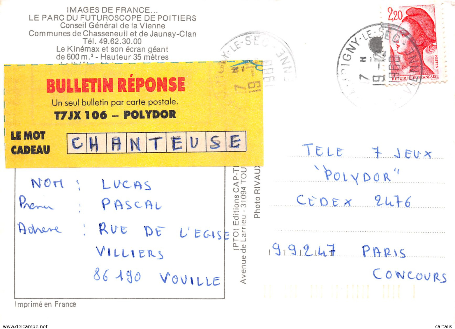 86-POITIERS FUTUROSCOPE-N°4184-D/0021 - Poitiers