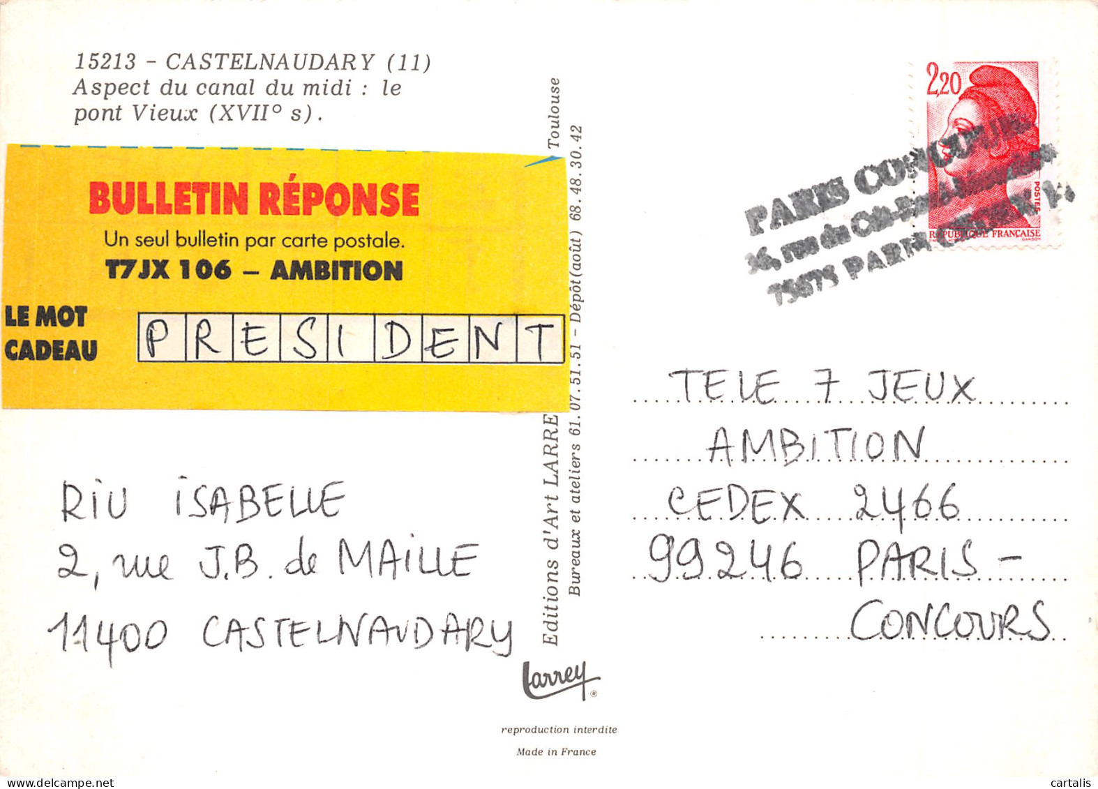 11-CASTELNAUDARY-N°4184-D/0015 - Castelnaudary