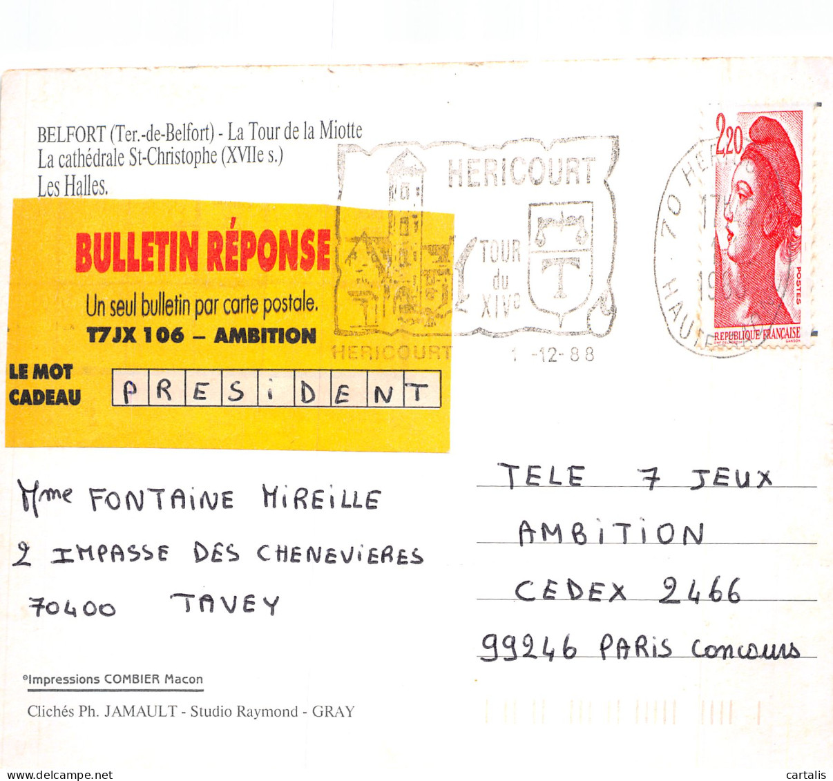 90-BELFORT-N°4184-D/0001 - Belfort - Ville