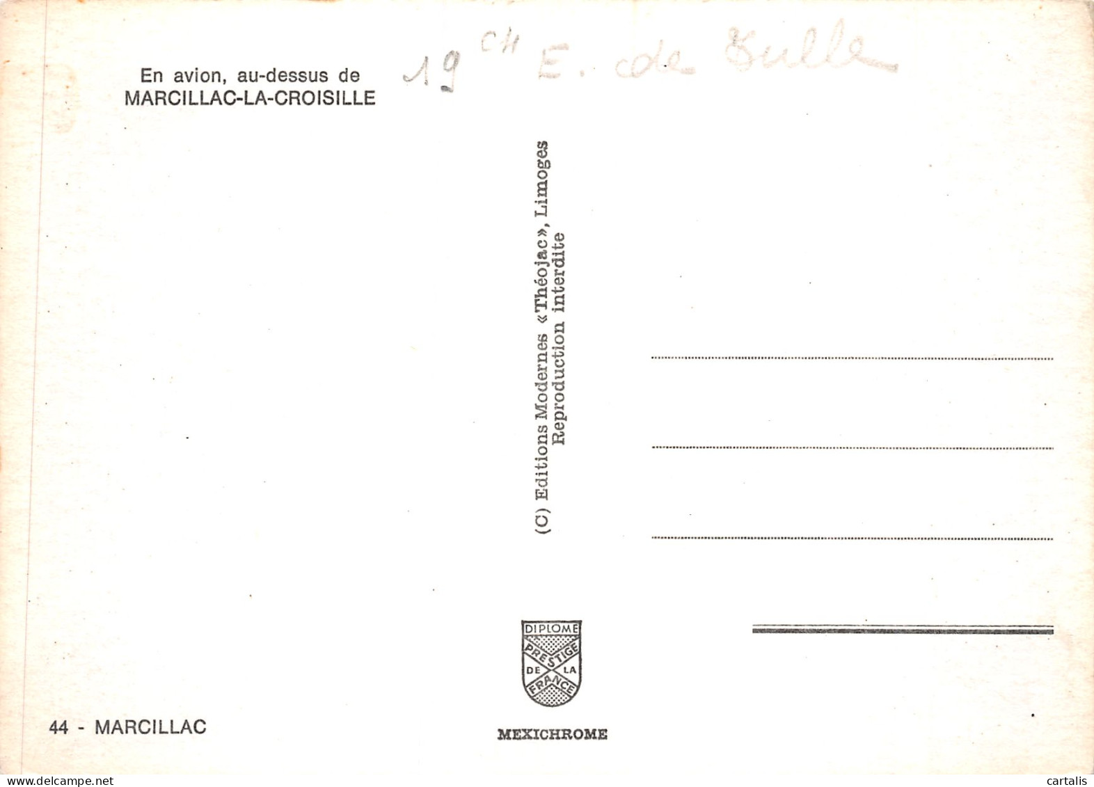 19-MARCILLAC LA CROISILLE-N°4184-C/0295 - Sonstige & Ohne Zuordnung