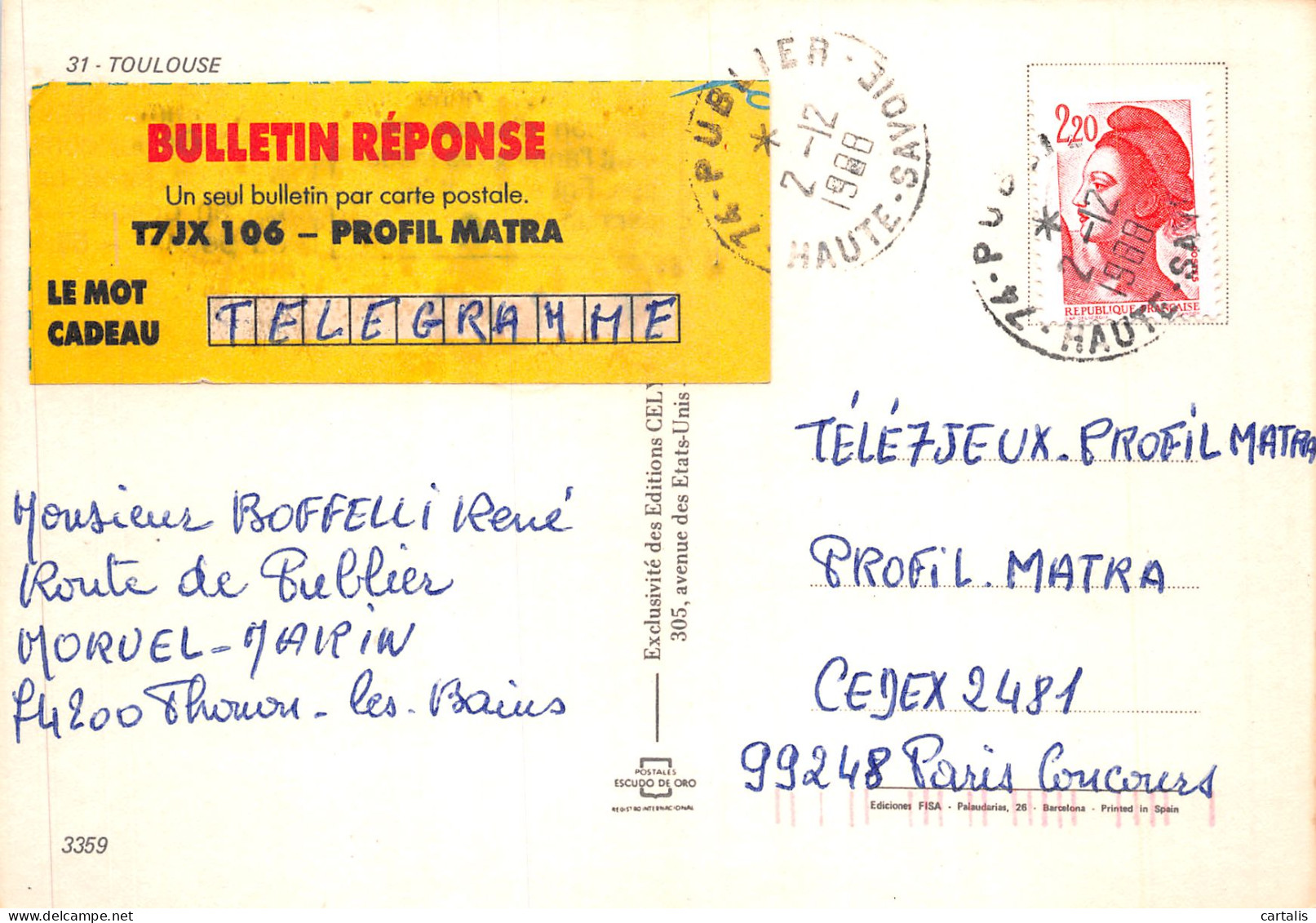 31-TOULOUSE-N°4184-C/0199 - Toulouse