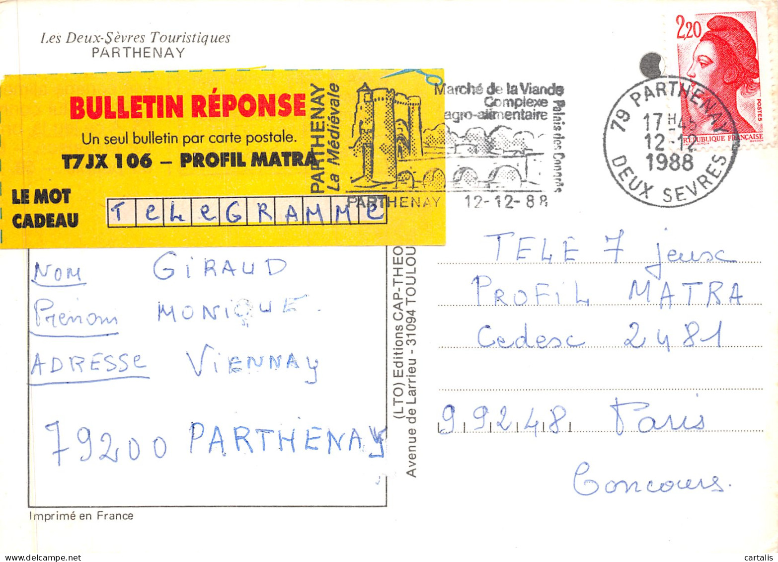 79-PARTHENAY-N°4184-C/0161 - Parthenay