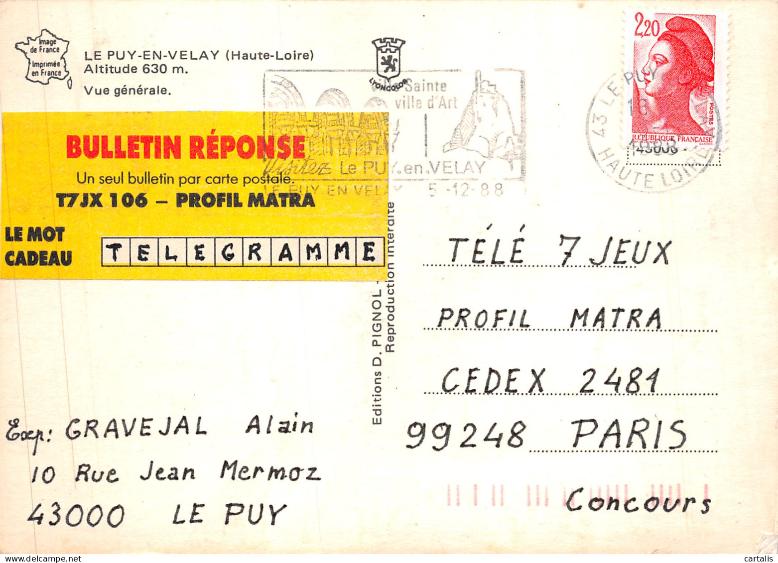 43-LE PUY EN VELAY-N°4184-C/0143 - Le Puy En Velay