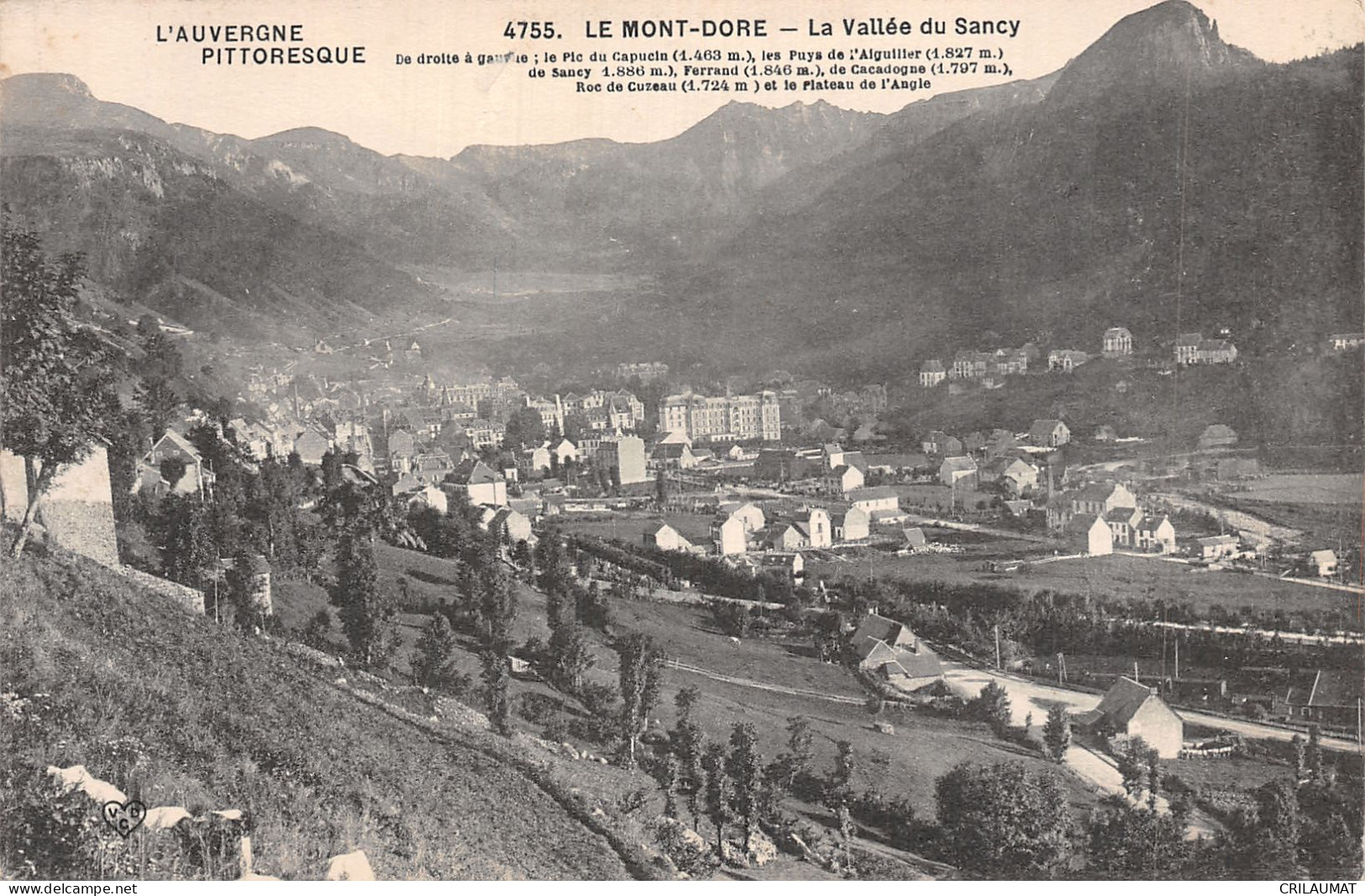 63-LE MONT DORE LA VALLEE DU SANCY-N°LP5132-E/0157 - Le Mont Dore