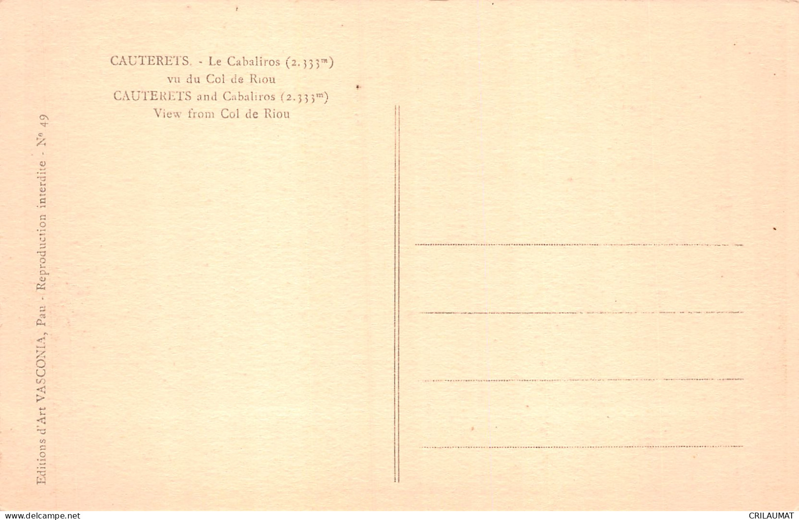 65-CAUTERETS-N°LP5132-C/0379 - Cauterets