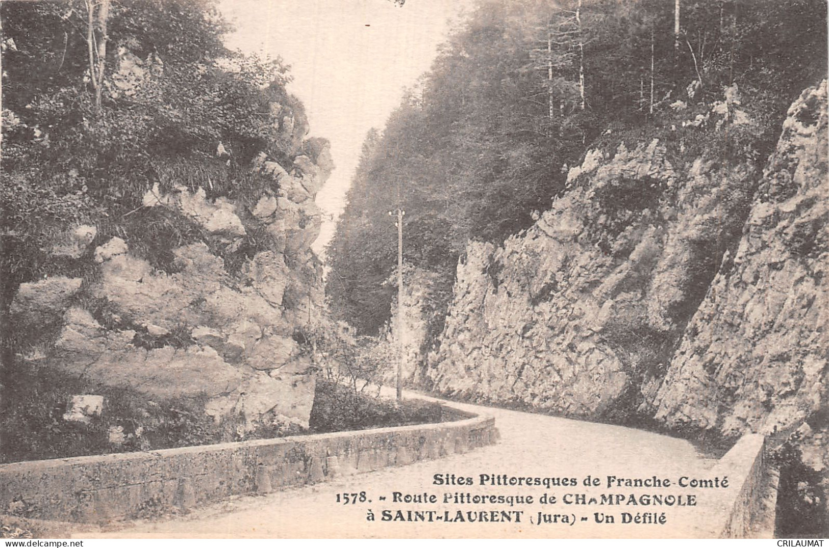 39-ROUTE DE CHAMPAGNOLE UN DEFILE-N°LP5132-C/0327 - Autres & Non Classés