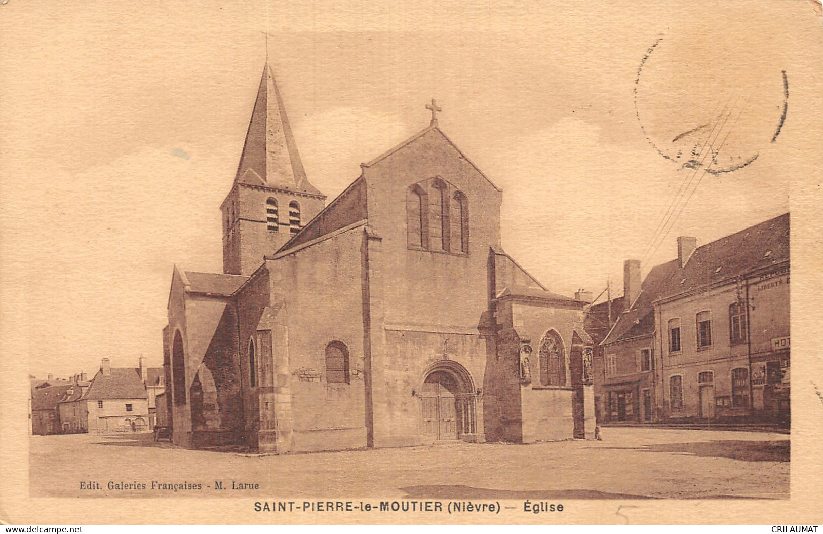 58-SAINT PIERRE LE MOUTIER-N°LP5132-C/0133 - Saint Pierre Le Moutier