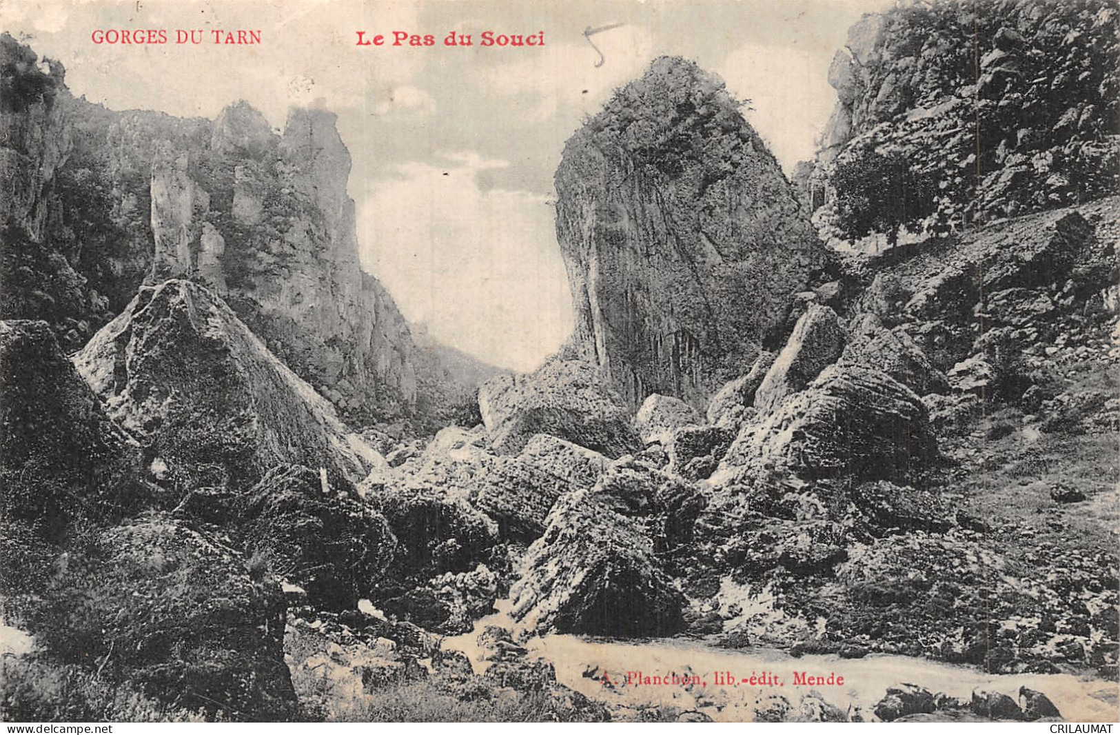 48-GORGES DU TARN LE PAS DU SOUCI-N°LP5132-C/0057 - Gorges Du Tarn