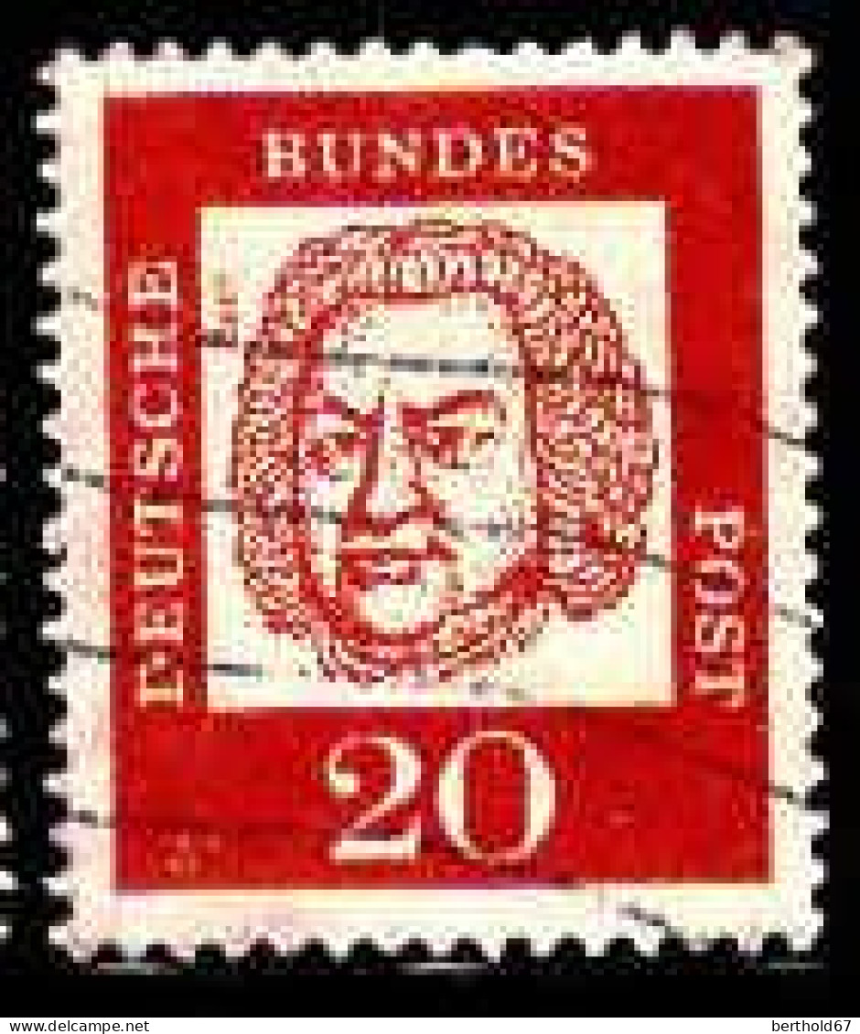 RFA Poste Obl Yv: 225 Mi:352y Johann Sebastian Bach Compositeur (Lign.Ondulées) (Thème) - Musik