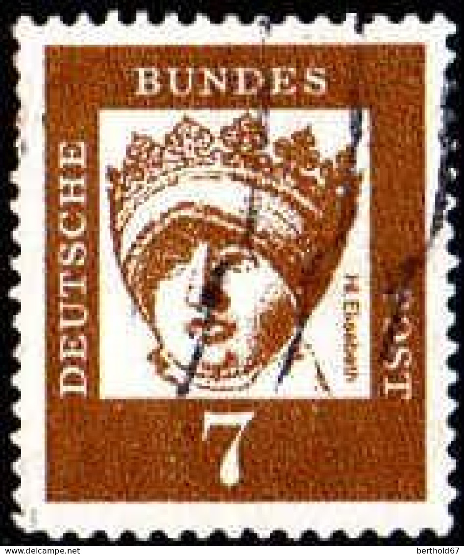 RFA Poste Obl Yv: 221 Mi:348y Elisabeth Von Thüringen (Lign.Ondulées) (Thème) - Famous Ladies