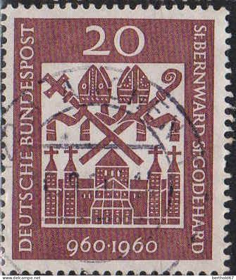 RFA Poste Obl Yv: 209 Mi:336 St.Bernward St.Godehardt (Beau Cachet Rond) (Thème) - Christianity