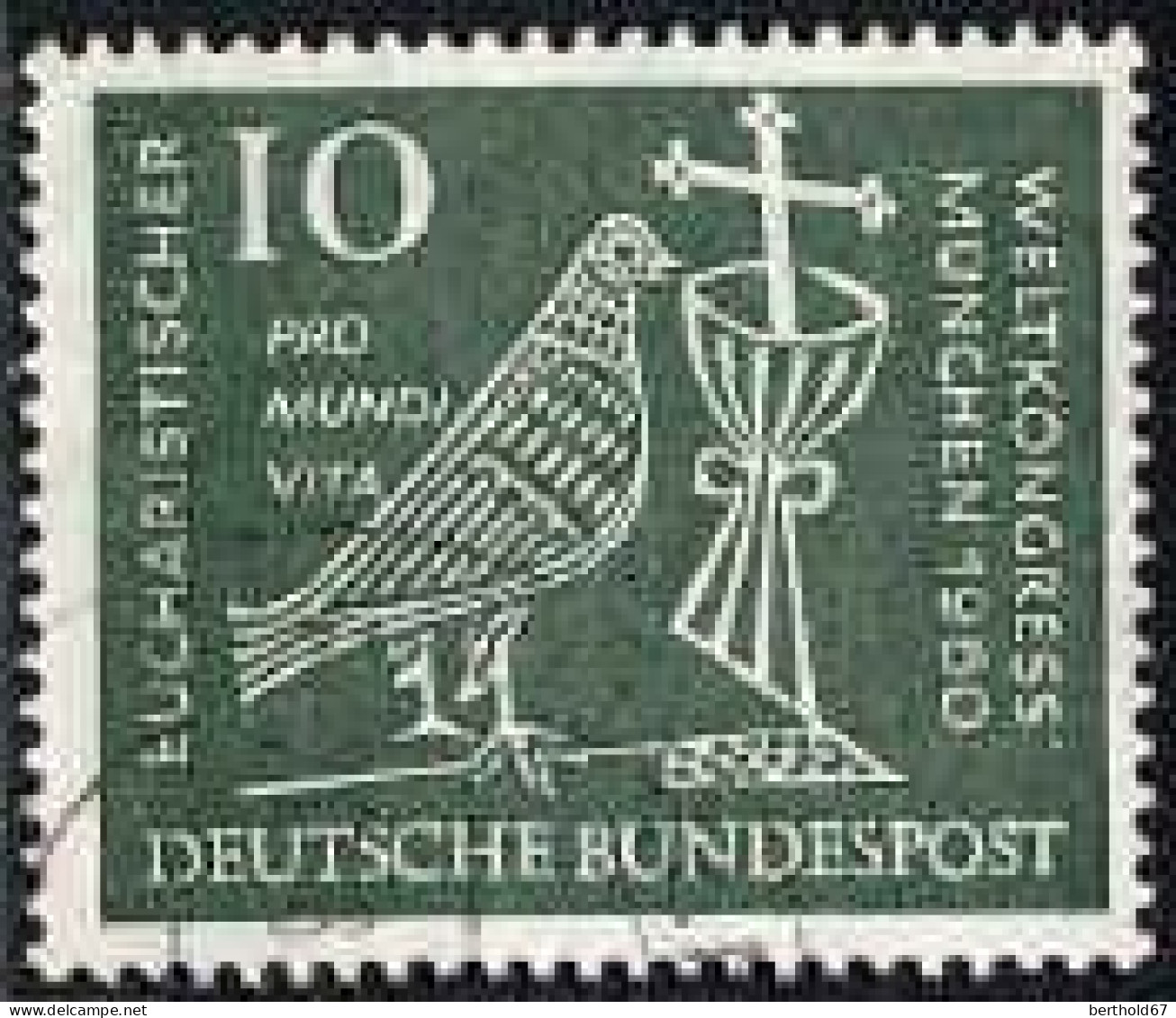 RFA Poste Obl Yv: 203 Mi:330 Eucharistischer Weltkongress München (cachet Rond) (Thème) - Cristianismo