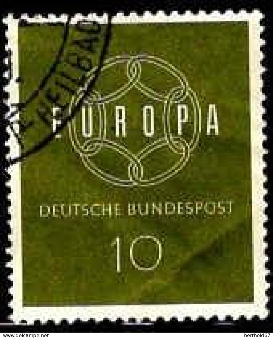 RFA Poste Obl Yv: 193 Mi:320 Europa Cept Chaine à 6 Maillons (Beau Cachet Rond) (Thème) - 1959