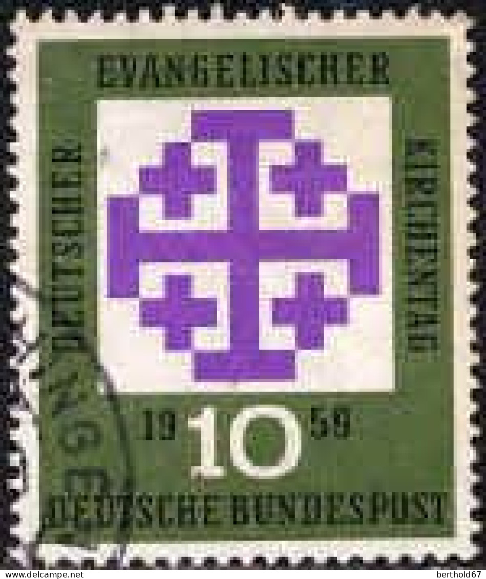 RFA Poste Obl Yv: 187 Mi:314 Deutscher Evangelischer Kirchentag (Beau Cachet Rond) (Thème) - Christianity