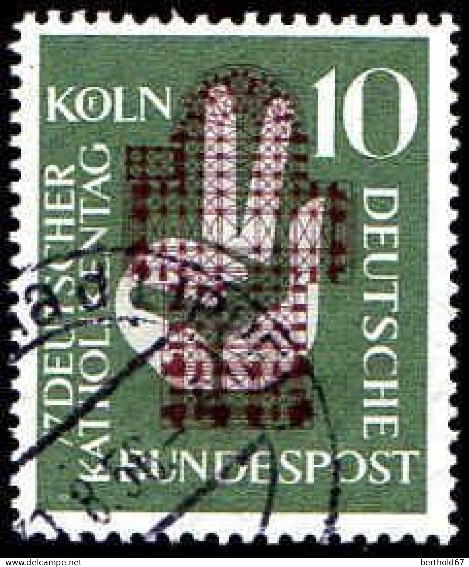 RFA Poste Obl Yv: 115 Mi:239 Deutscher Katholikentag Koeln (Beau Cachet Rond) (Thème) - Cristianismo