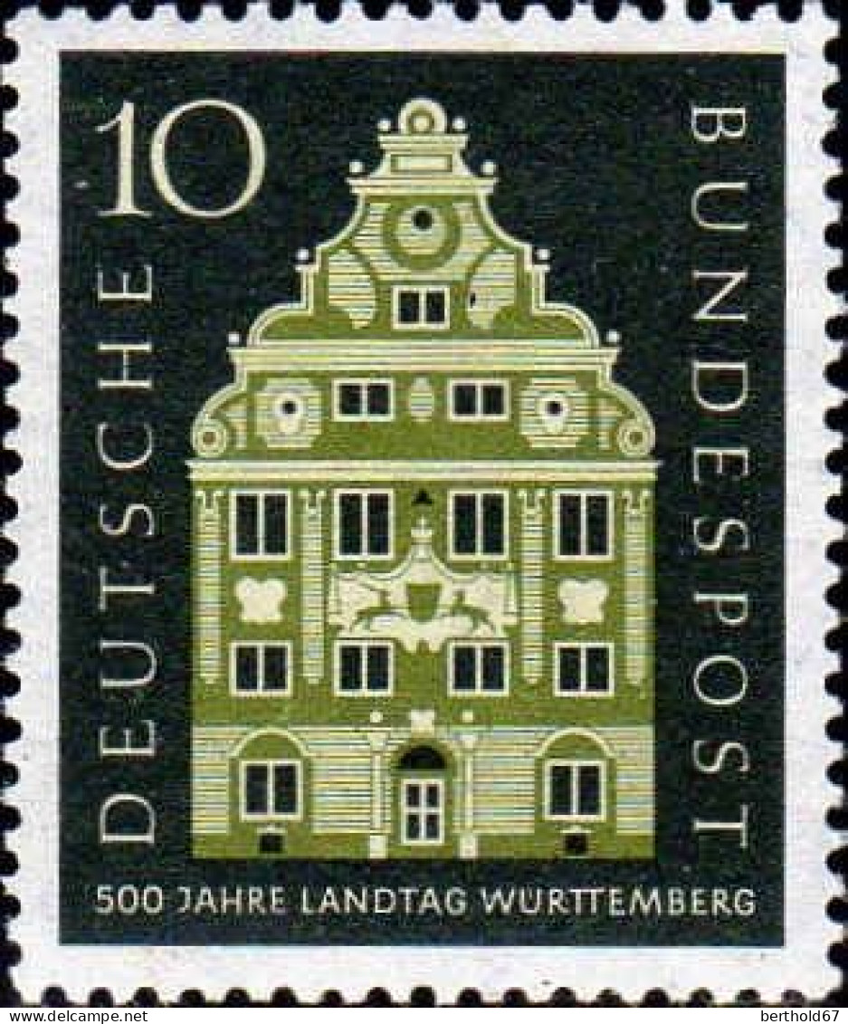 RFA Poste N** Yv: 150 Mi:279 Landtag Württemberg (Thème) - Autres & Non Classés