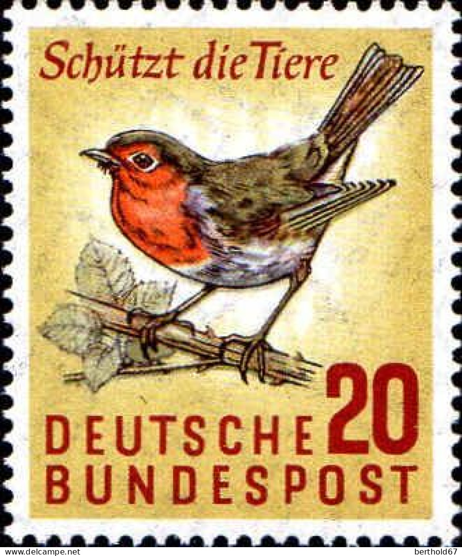 RFA Poste N** Yv: 147 Mi:275 Erithacus Rubecula) (Thème) - Other & Unclassified