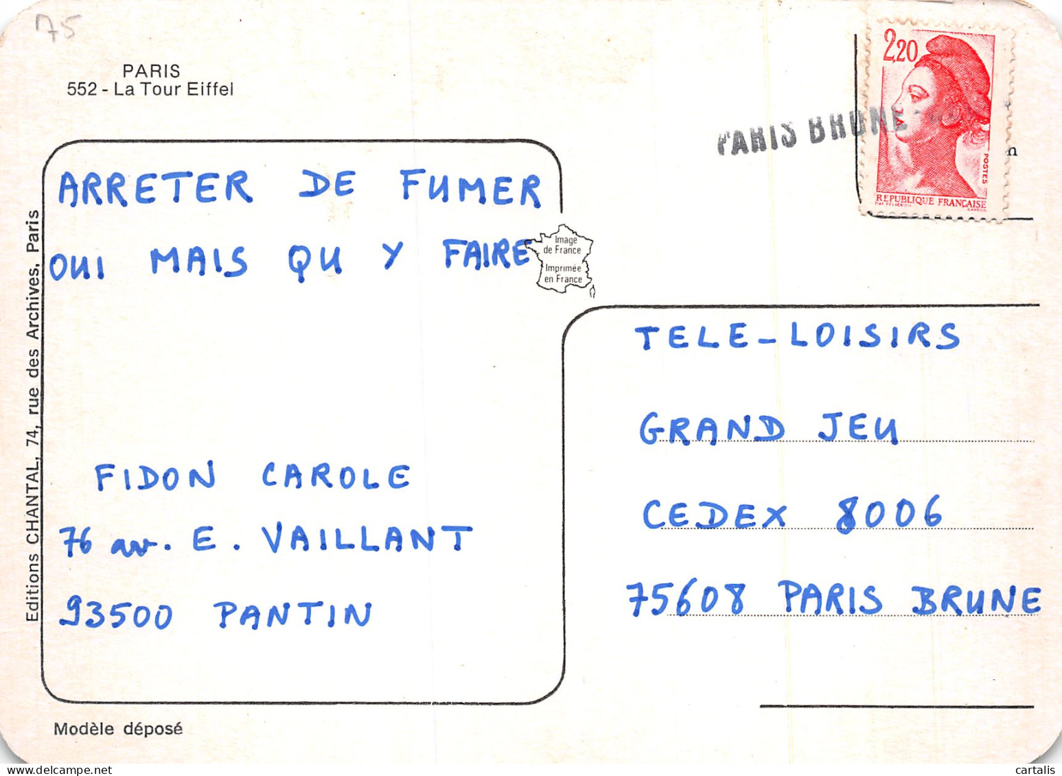 75-PARIS LA TOUR EIFFEL-N°4185-D/0067 - Tour Eiffel
