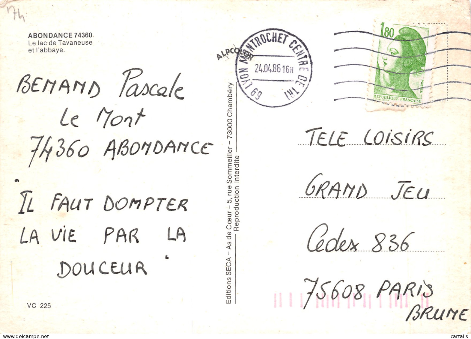 74-ABONDANCE-N°4185-C/0125 - Abondance