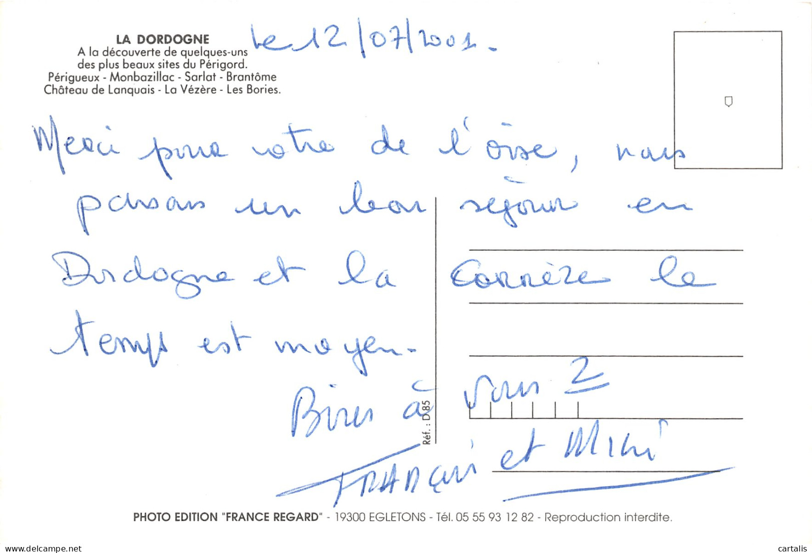 24-LE PERIGORD LA DORDOGNE-N°4185-C/0113 - Other & Unclassified