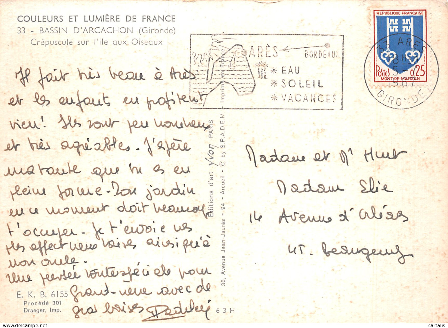 33-BASSIN D ARCACHON-N°4185-C/0041 - Other & Unclassified