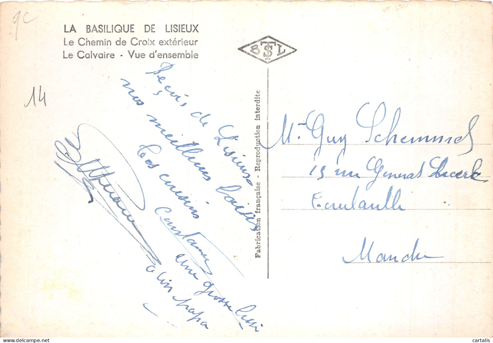 14-LISIEUX-N°4185-B/0373 - Lisieux
