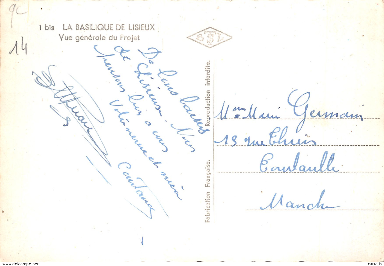 14-LISIEUX-N°4185-B/0371 - Lisieux