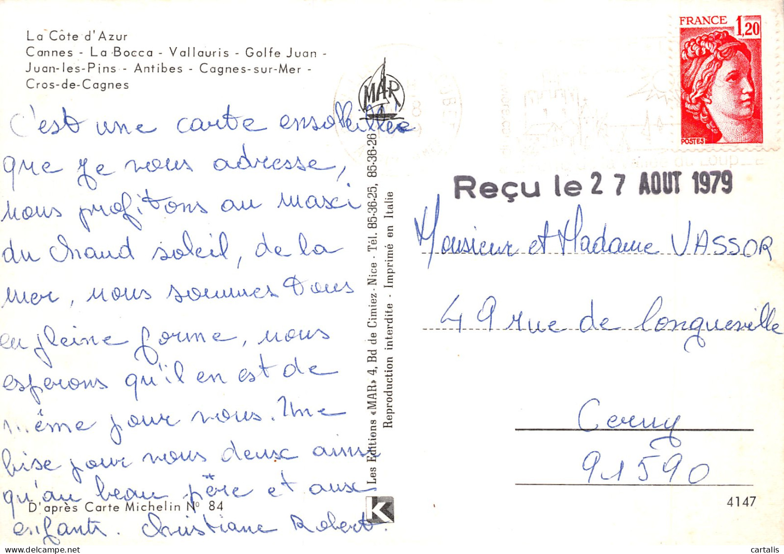 06-LA COTE D AZUR-N°4185-B/0101 - Other & Unclassified