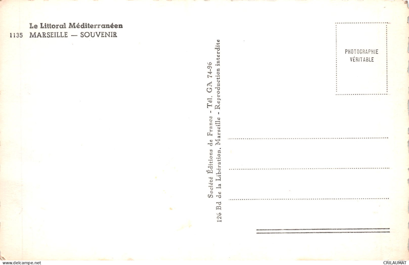 13-MARSEILLE-N°LP5132-H/0015 - Non Classificati