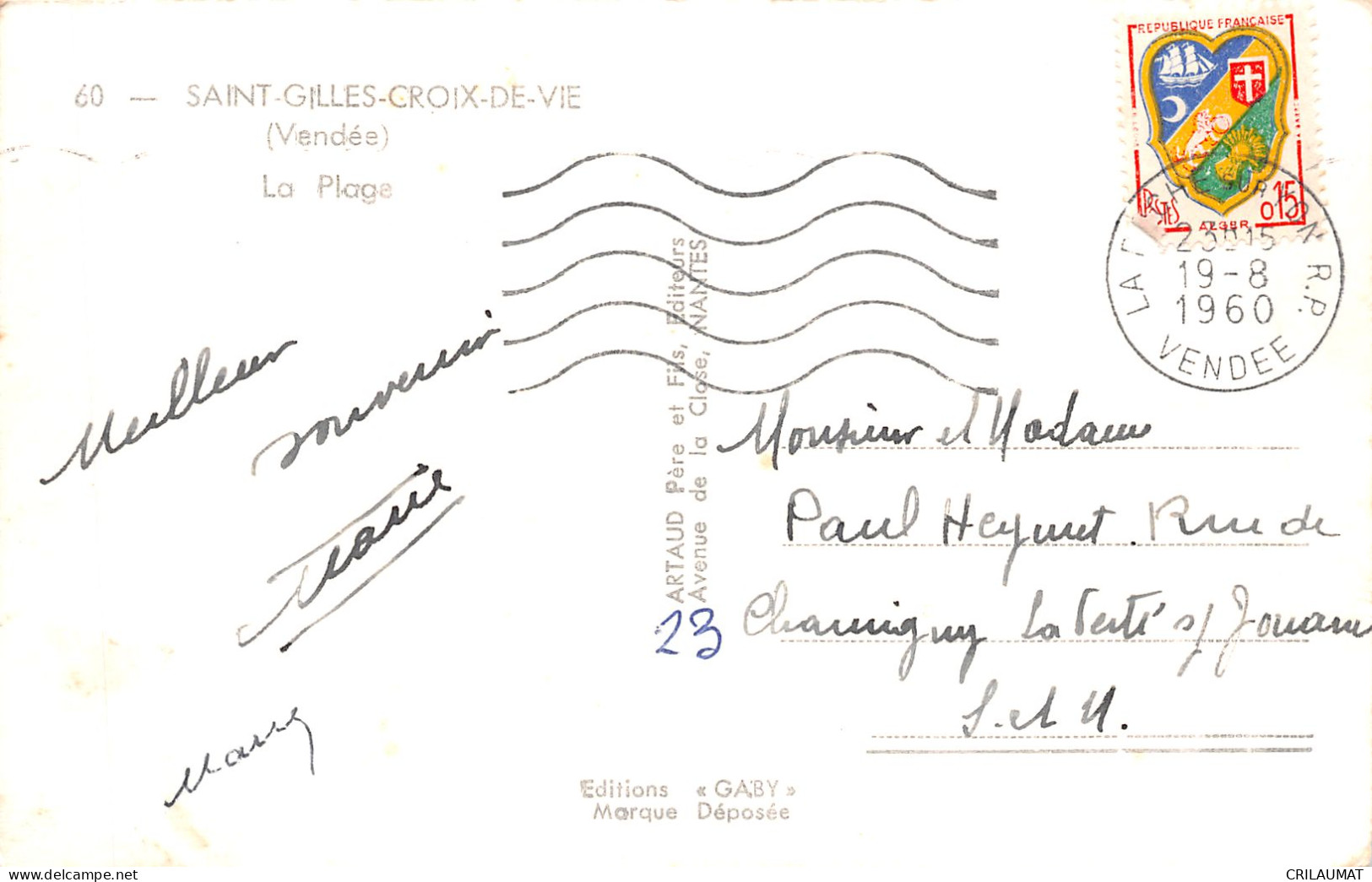 85-SAINT GILLES CROIX DE VIE-N°LP5132-G/0269 - Saint Gilles Croix De Vie