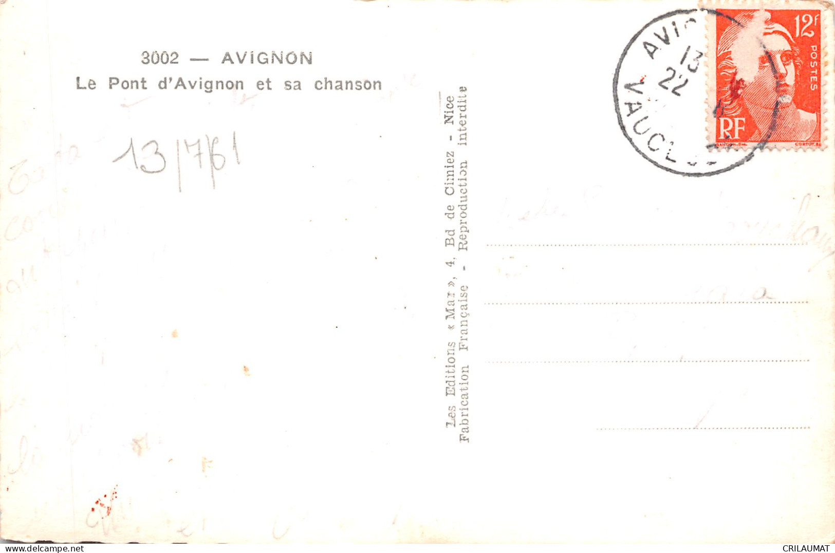84-AVIGNON-N°LP5132-G/0277 - Avignon