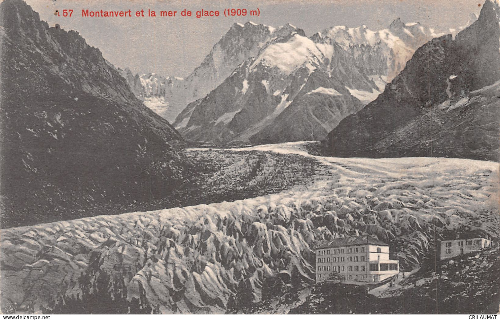 74-MONTANVERT ET LA MER DE GLACE-N°LP5132-G/0207 - Andere & Zonder Classificatie