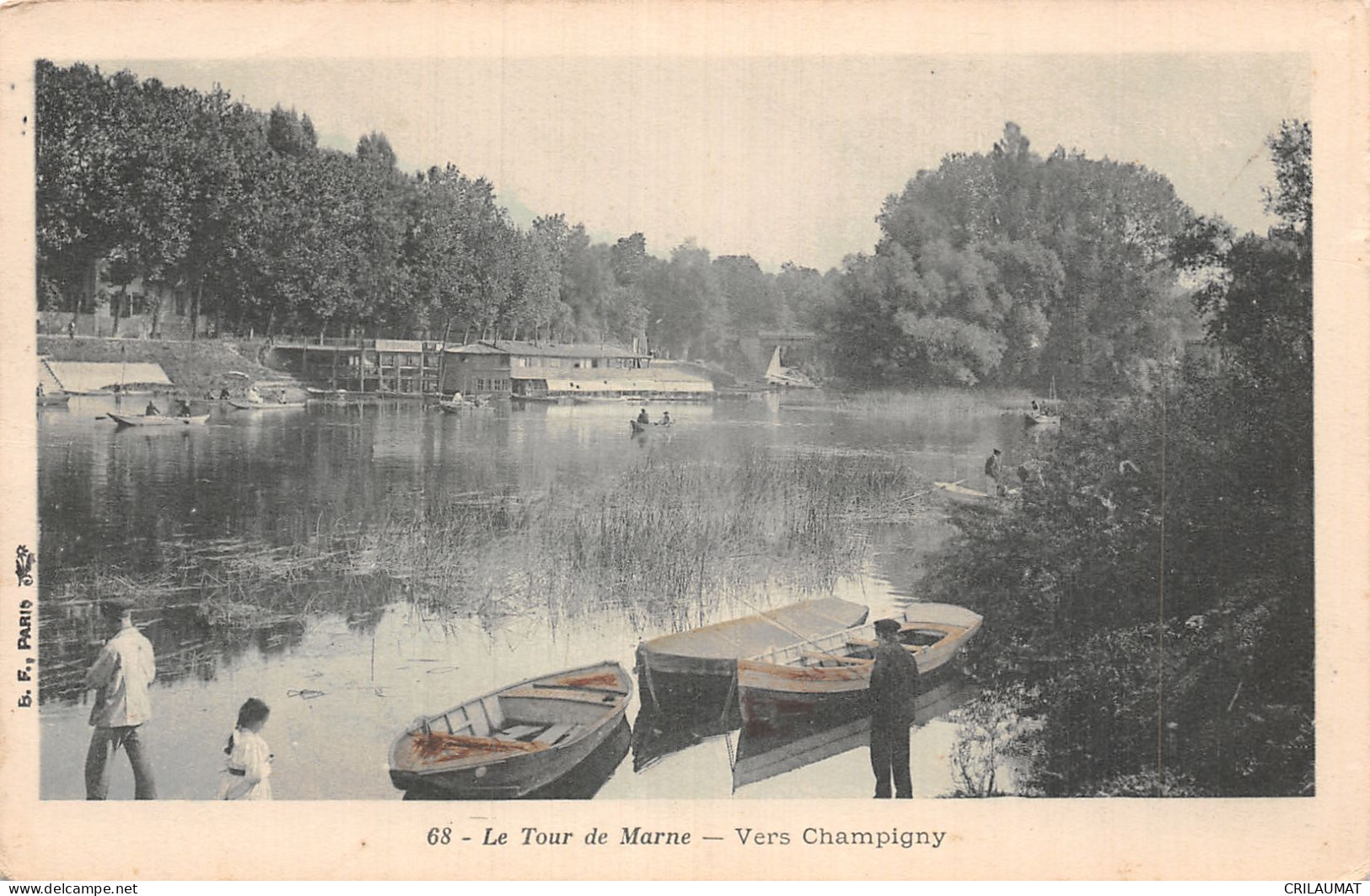 94-LE TOUR DE MARNE VERS CHAMPIGNY-N°LP5132-G/0145 - Sonstige & Ohne Zuordnung