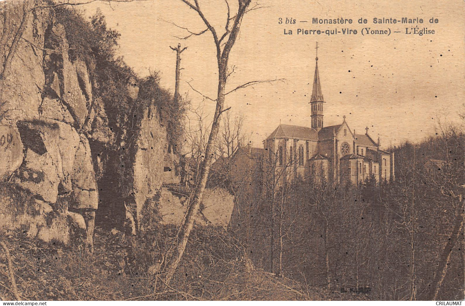 89-MONASTERE DE SAINTE MARIE DE LA PIERRE QUI VIRE-N°LP5132-G/0047 - Sonstige & Ohne Zuordnung