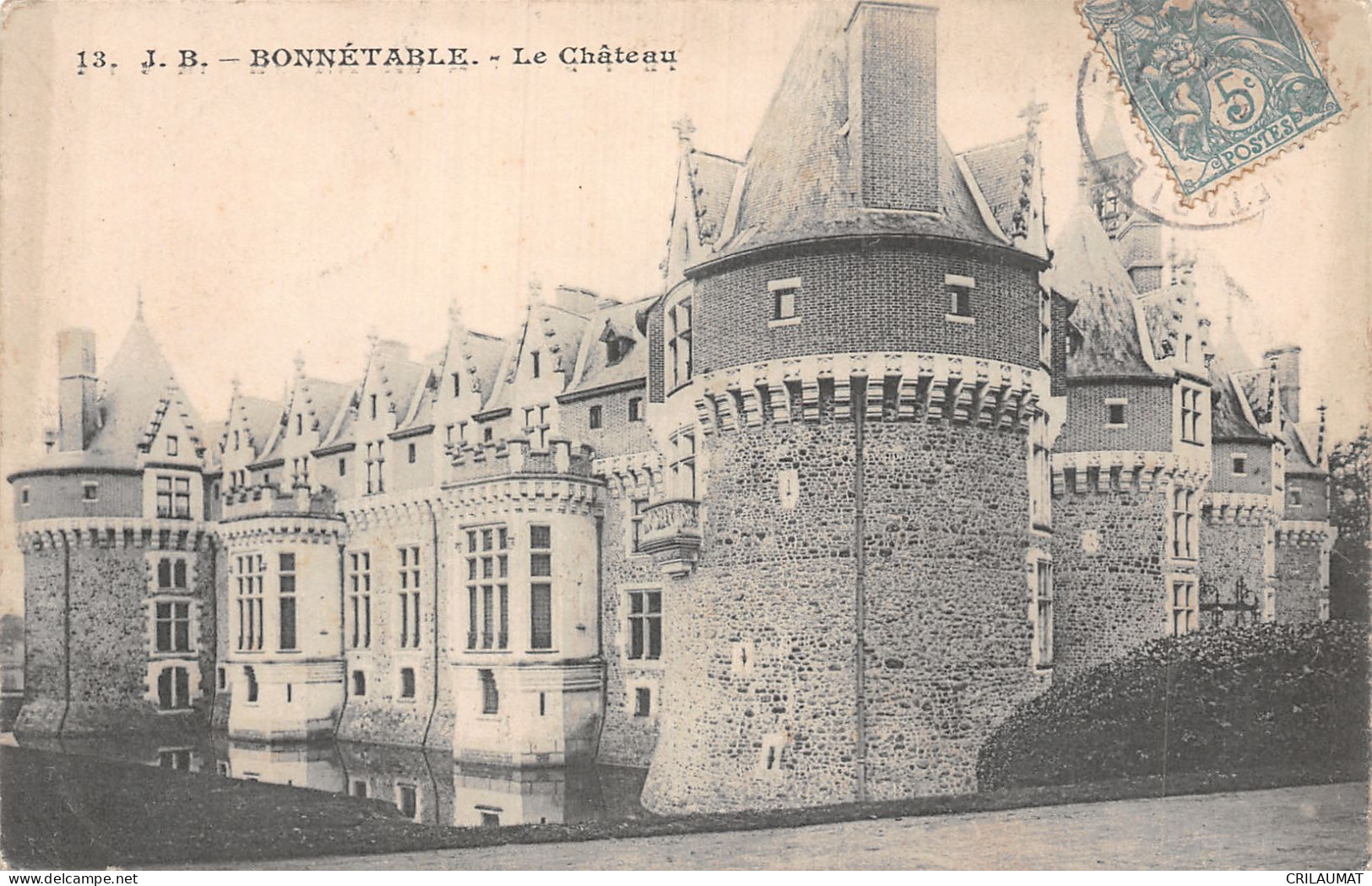 72-BONNETABLE LE CHATEAU-N°LP5132-F/0355 - Bonnetable