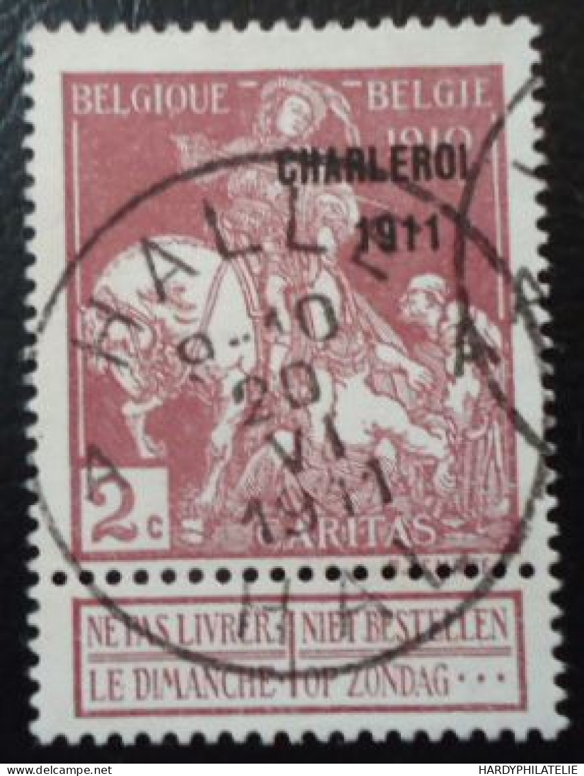 BELGIQUE N°105 Oblitéré - 1910-1911 Caritas