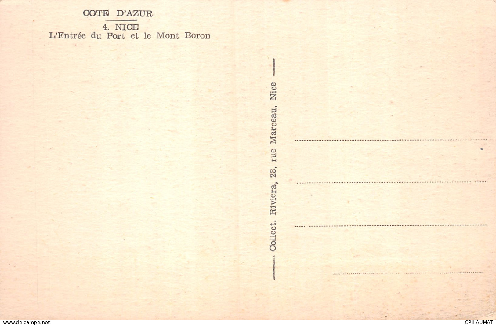 06-NICE-N°LP5132-E/0299 - Sonstige & Ohne Zuordnung