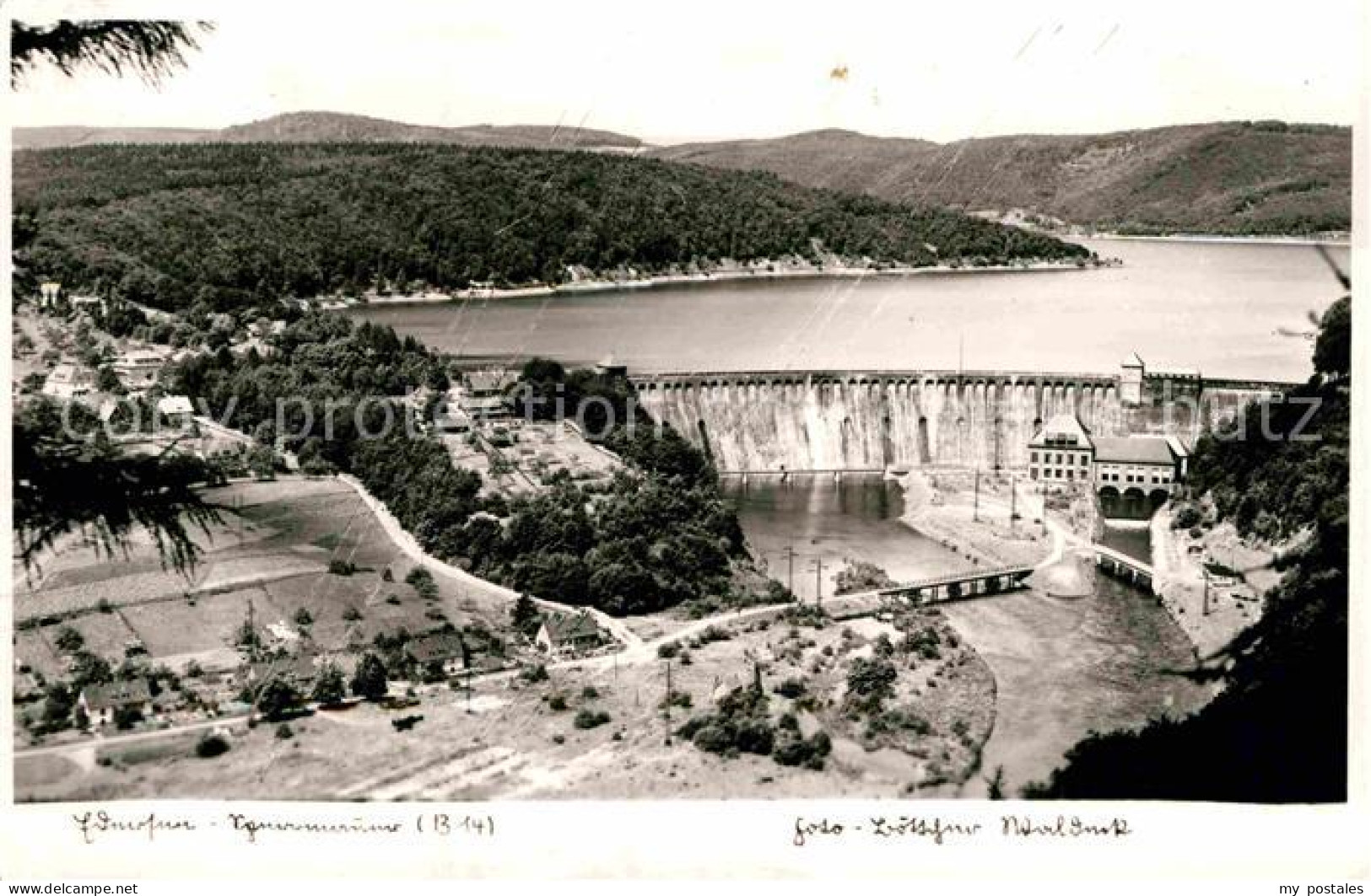 72793482 Waldeck Edersee Staumauer Waldeck - Sonstige & Ohne Zuordnung