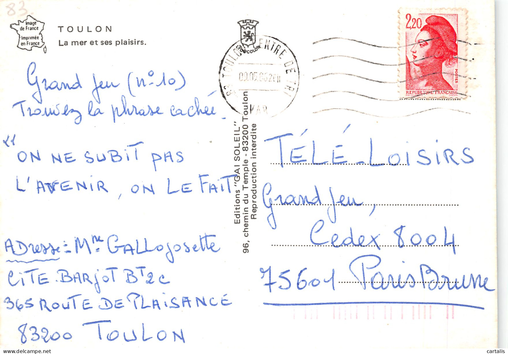 83-TOULON-N°4186-B/0345 - Toulon