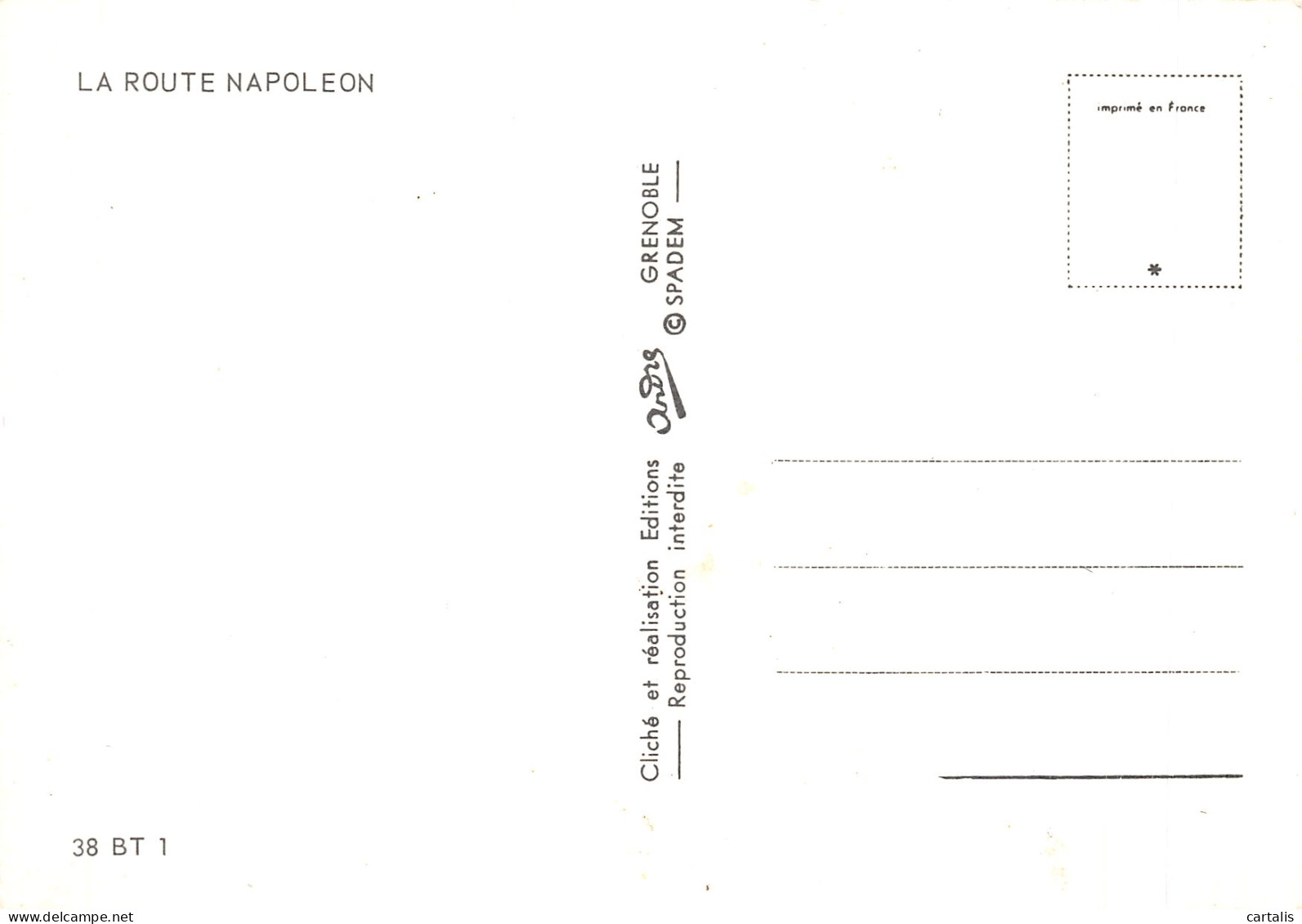 06-LA ROUTE NAPOLEON-N°4186-B/0335 - Other & Unclassified