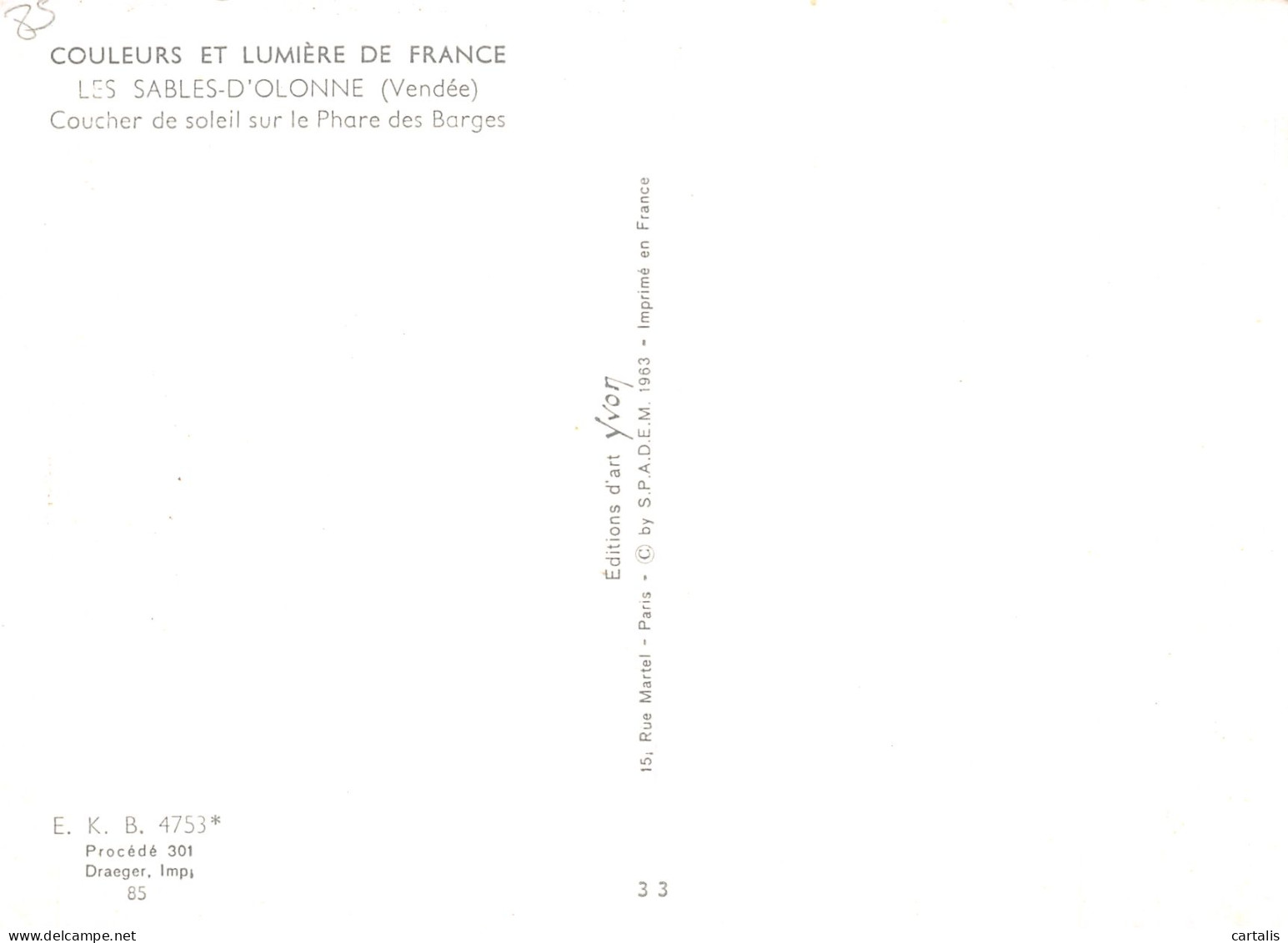 85-LES SABLES D OLONNE-N°4186-B/0309 - Sables D'Olonne