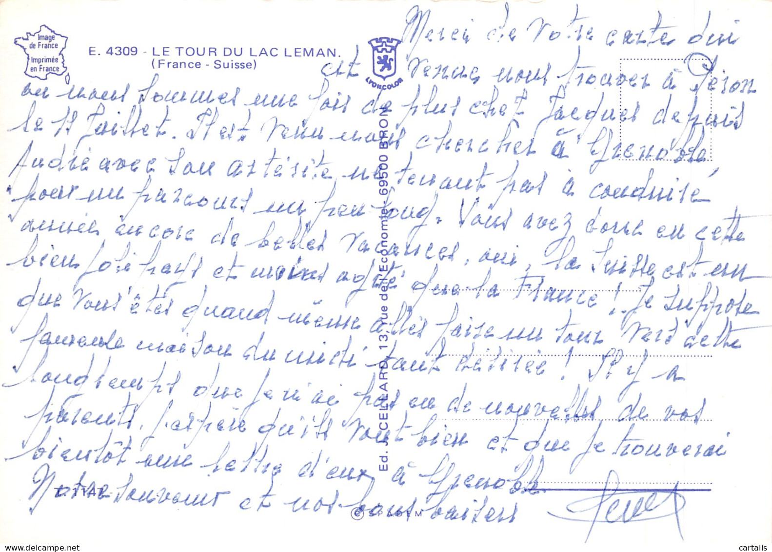 74-LE TOUR DU LAC LEMAN-N°4186-B/0075 - Other & Unclassified