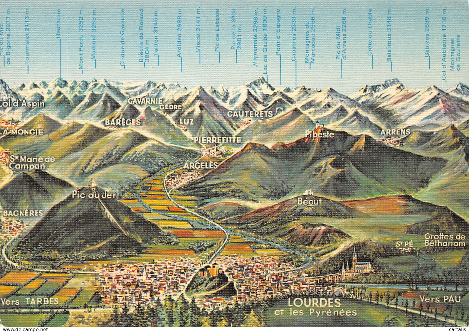 65-LOURDES ET LES PYRENEES-N°4186-A/0387 - Lourdes