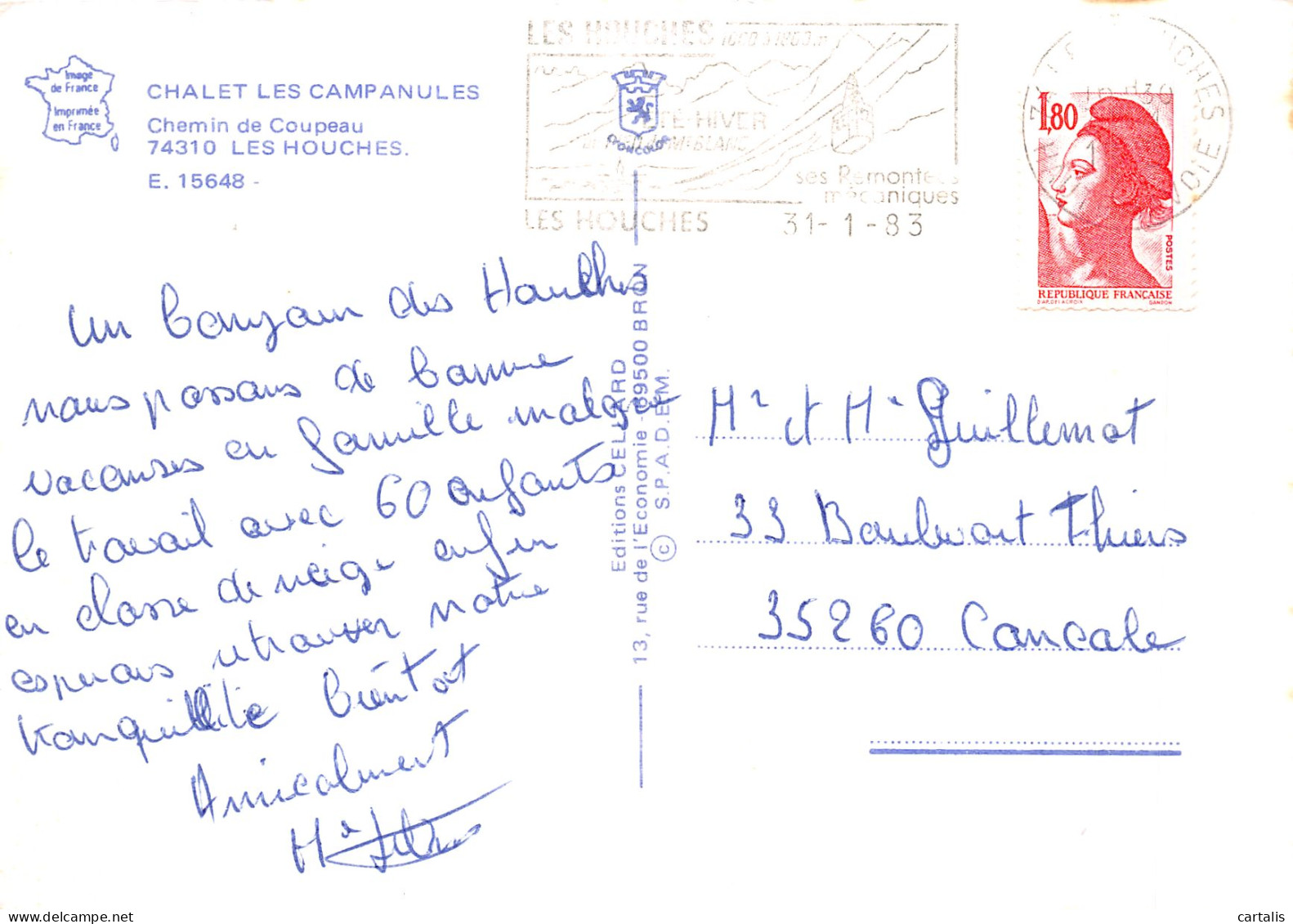 74-LES HOUCHES-N°4186-A/0269 - Les Houches