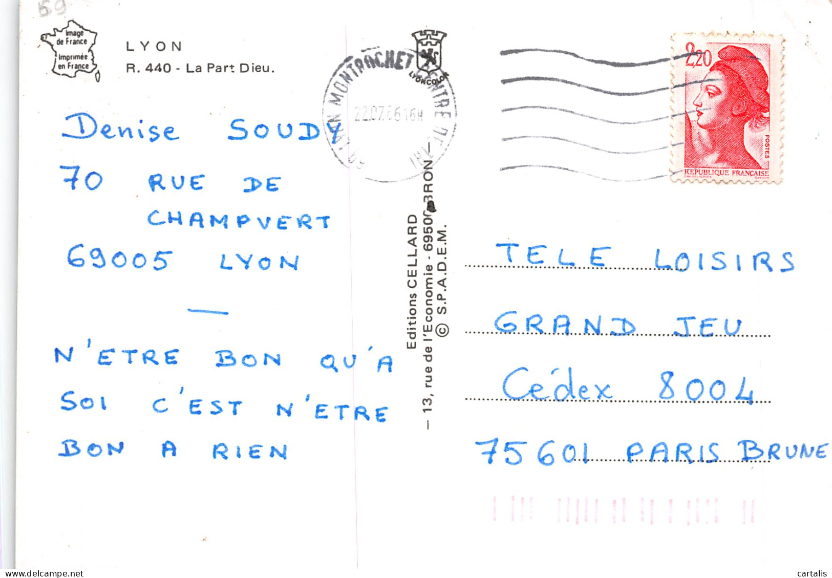 69-LYON-N°4186-A/0171 - Other & Unclassified