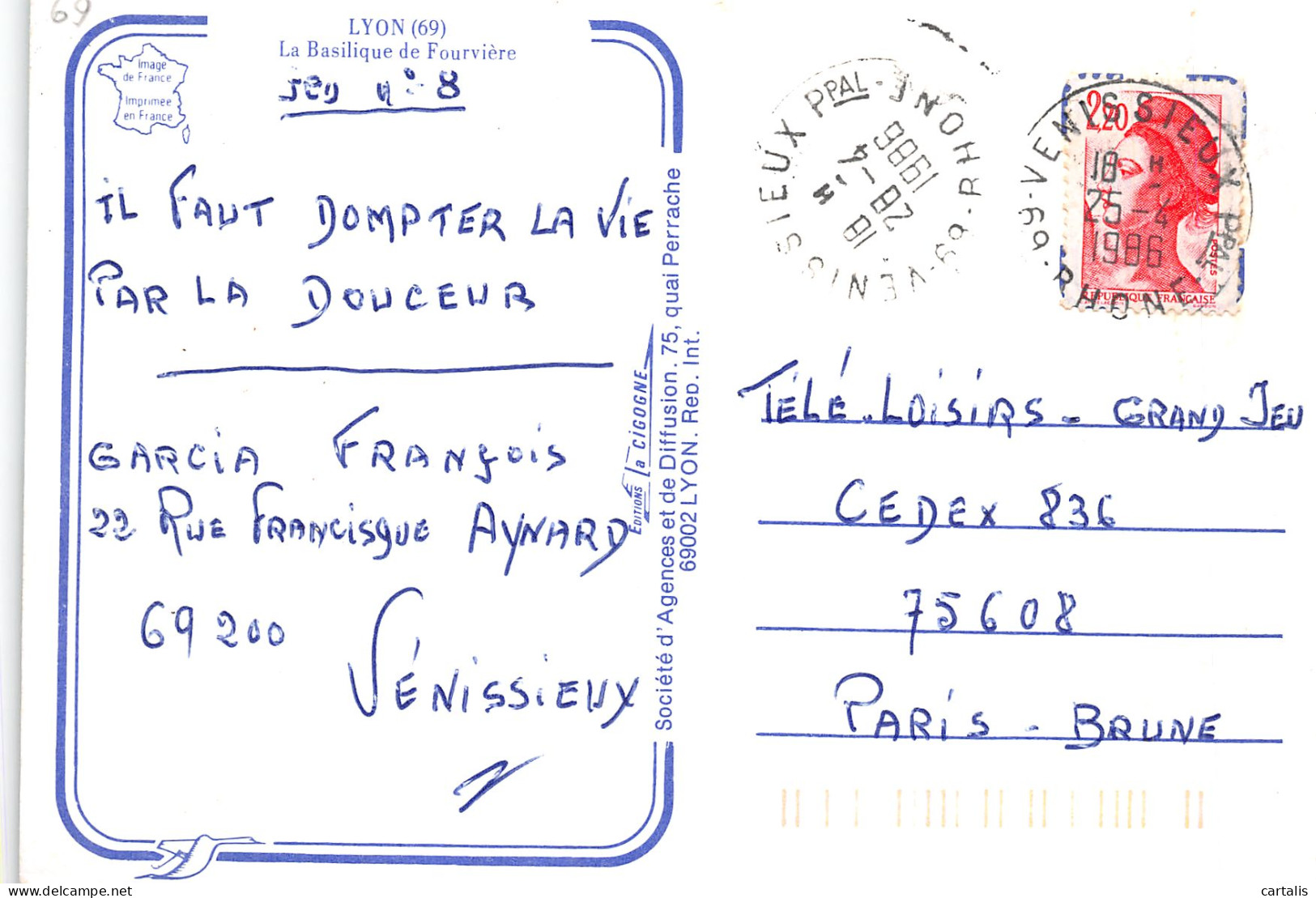 69-LYON-N°4186-A/0135 - Other & Unclassified